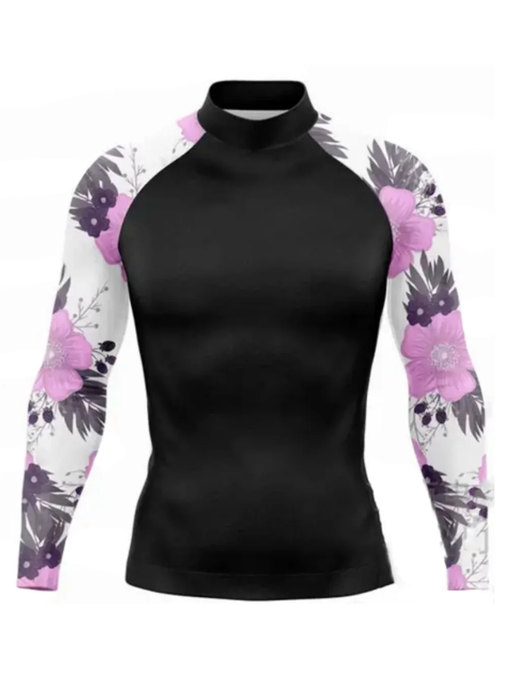 Mens Sun UV Protection Beach Shirts Quick Dry Fishing T-Shirt Swim Shirts UPF 50+ Rash Guard Long Sleeve