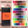 6pcs/set YOKEFELLOW 10ML Gel Nail Polish Kit Soak Off UV LED Nails Varnish Set Semi Permanent Nude Color Nail Art Gels Lacquer 1