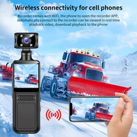 NEW 4K Ultra HD Action Mini Camera 180 Rotatable Vlog Wifi Sports Cam Waterproof Case Helmet Travel Bicycle Driver Recorder 3