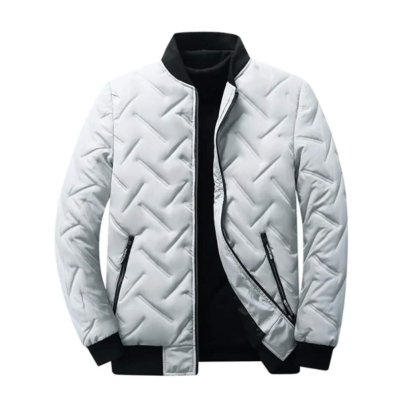 2024 Men's Fall And Winter Fashionable Fashionable Versatile Casual Outdoor Light Shorts Stand-Up Collar Down Jacket