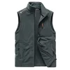 New Autumn Men Thick Warm Vest Winter Men Solid Stand Collar Polar Fleece Sleeveless Vest Jacket Outdoor Sports Waistcoat Male 5