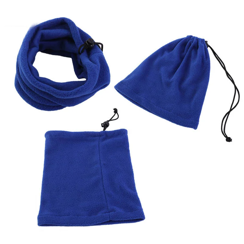 Tube Bandana Scarf Headwear Fleece DIY Multifunctional Warm Neck Cover Kids Scarf Winter Windproof Scarves Soft Solid Color