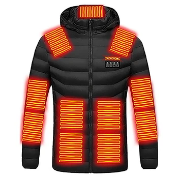 21 Areas Heated Jacket Men Camping Heated Clothing Ski Thermal Clothing for Outdoor Hunting Hiking Camping Skiing 4
