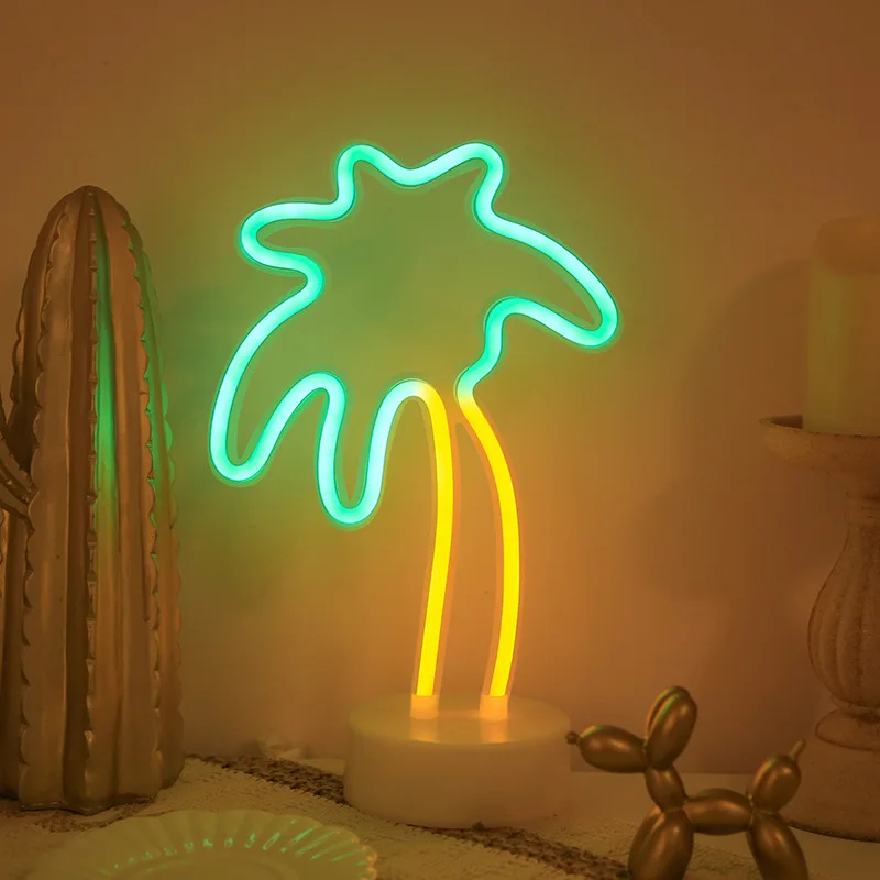 Luminous Palm Tree Neon Light - Versatile Decor