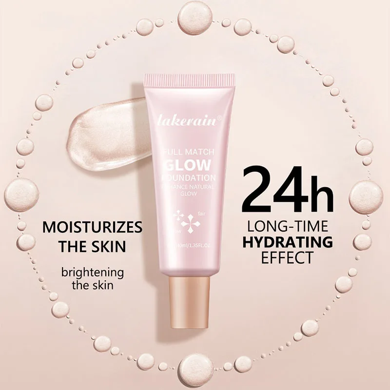 Gloss Liquid Foundation Lasting Concealer Full Coverage BB Cream Face Highlighter Corrector High Coverage Base Makeup Cosmetics liquid foundation makeup cosmetics makeup cream
