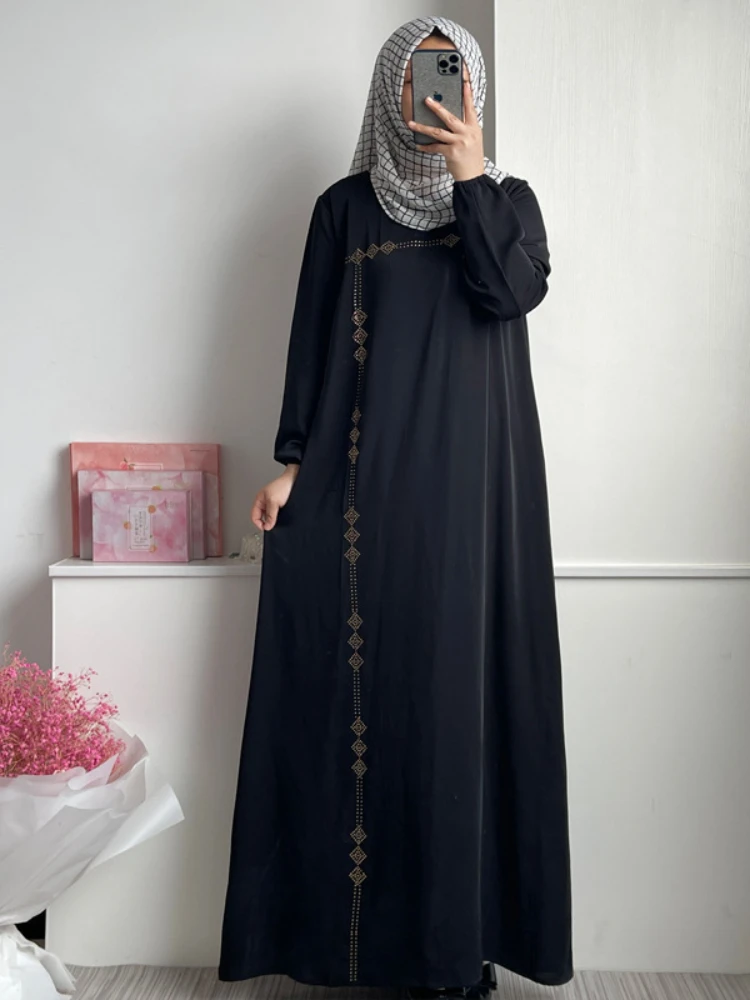 Abayas Women Dubai 2022 Autumn Muslim Abaya Kaftan Abaya Muslim