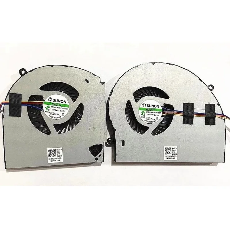 Cpu Gpu Ventilador de Refrigeração para Dell Alienware 17 r4 r5 P31e 0frpy8 0fj5dk 0tgv49 Mg75090v1-c060-s9a C070 C180 Novo