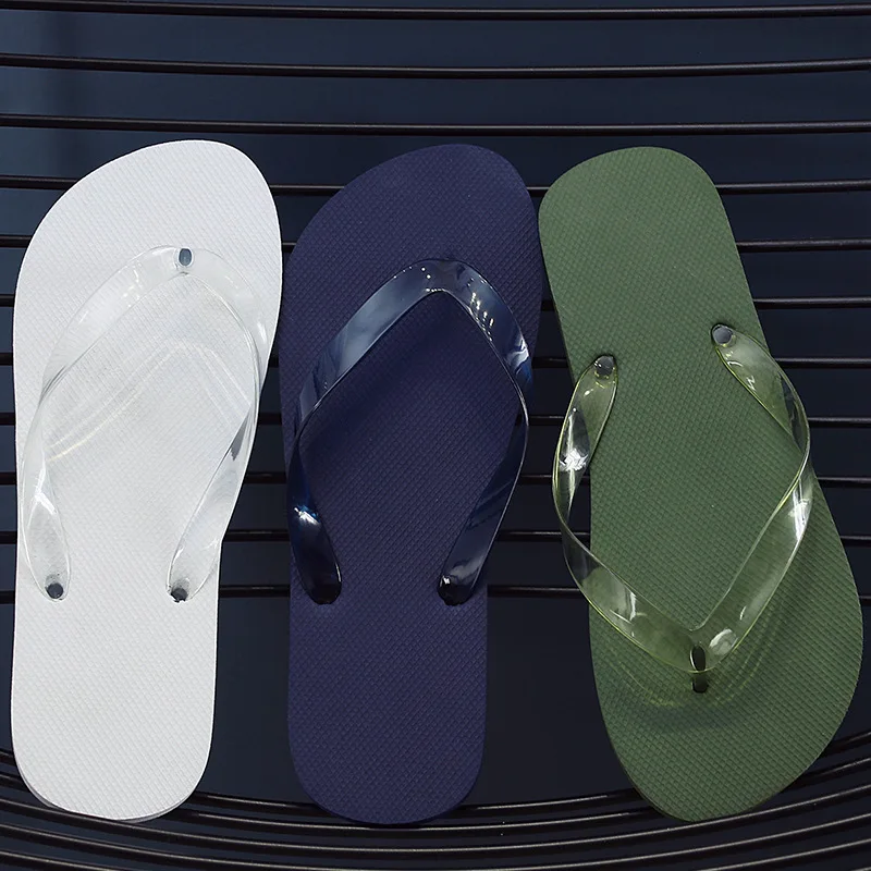 

New Flipflops Men's Casual Beach Shoes Men's Solid Color Non-slip Slipper Slippers Men's Trendy Sandals Men Shoes Flip Flops Men