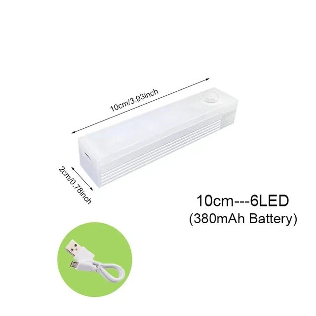 Lampe Led Avec Détecteur De Mouvement Sans Fil, Luminaire Décoratif  D'intérieur, Idéal Pour Une Chambre À Coucher, Un Couloir, Un Placard Ou  Des Escaliers - Veilleuses Led - AliExpress