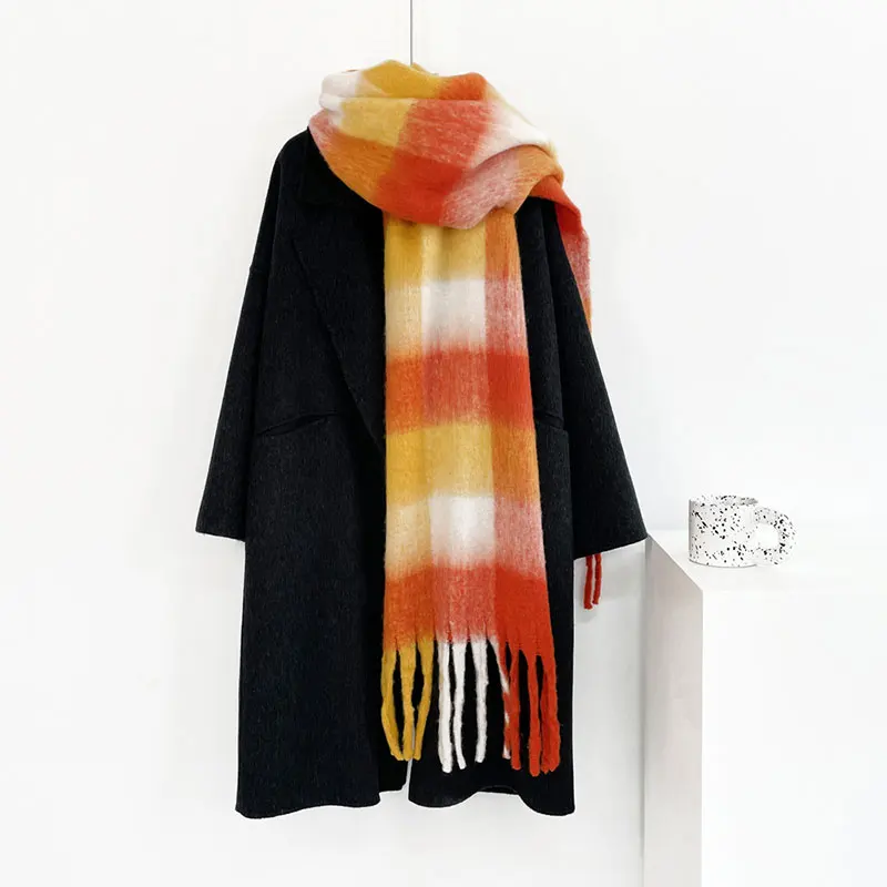 Рисунок 6 - Цветной клетчатый шарф