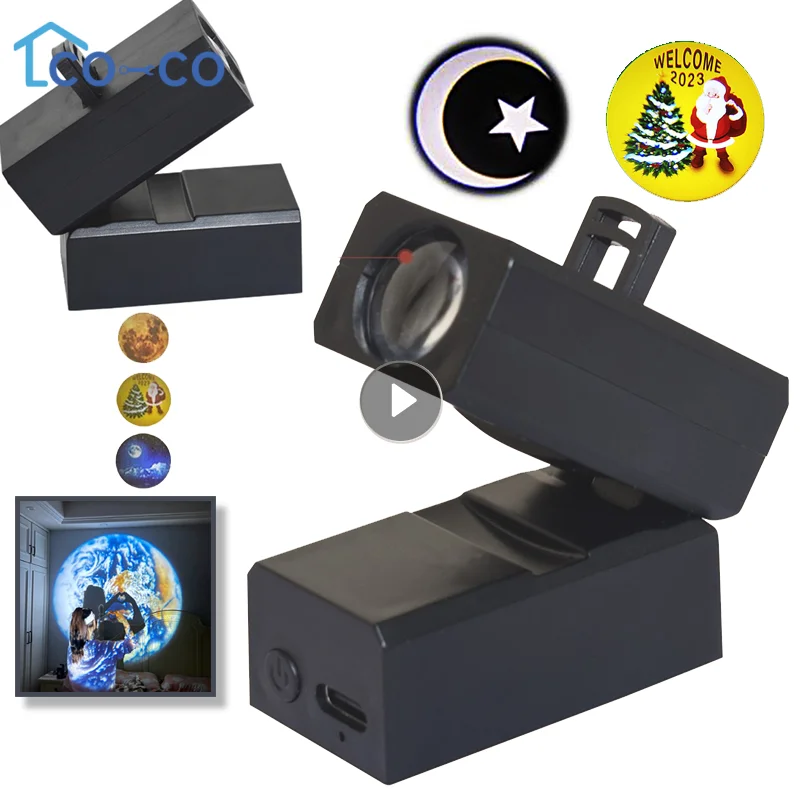 

Фэнтезийный настенный проекционный светильник в виде Луны, Галактический светильник, фоновый проектор, ночник, реквизит для фото, светильники, украшение для вечеринки, декор для спальни