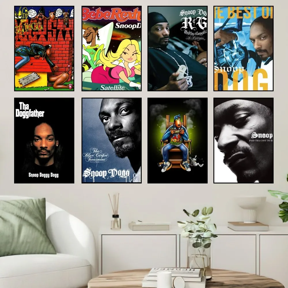 

Принты Rapper S-Snoop D-Dogg, постер, настенная живопись, украшение для спальни, гостиной, офиса, дома