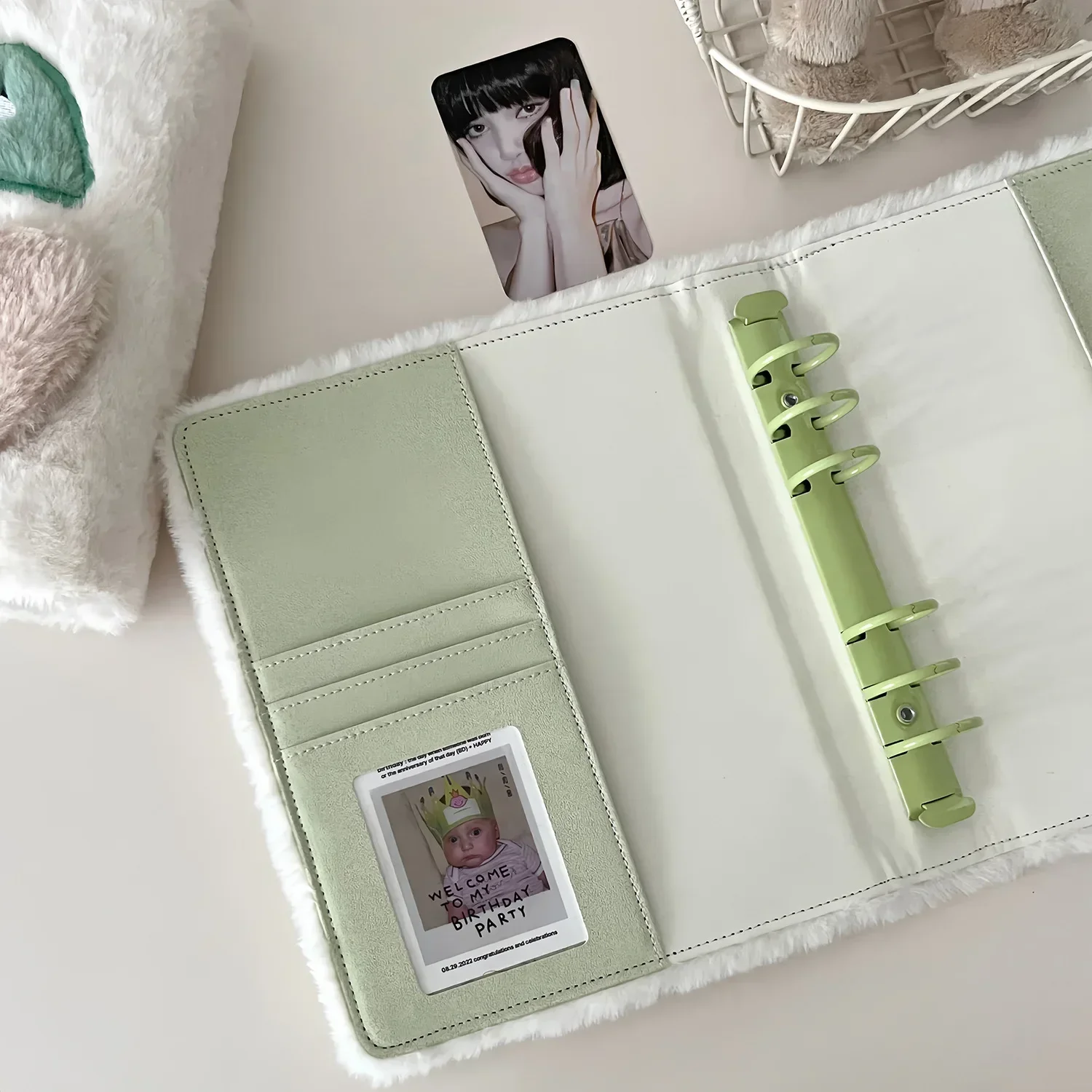Bulk Binder|kawaii Plush A6 Kpop Photocard Binder - Cute