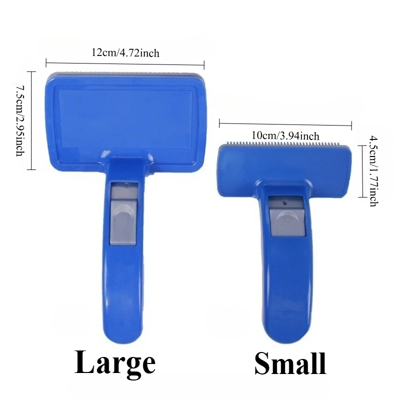 1PC Pet Hair Grooming Comb,automatic Hair Removal Comb, Self-cleaning Hair Grooming Comb, Pet Grooming Tools, Cat Comb, Dog Comb