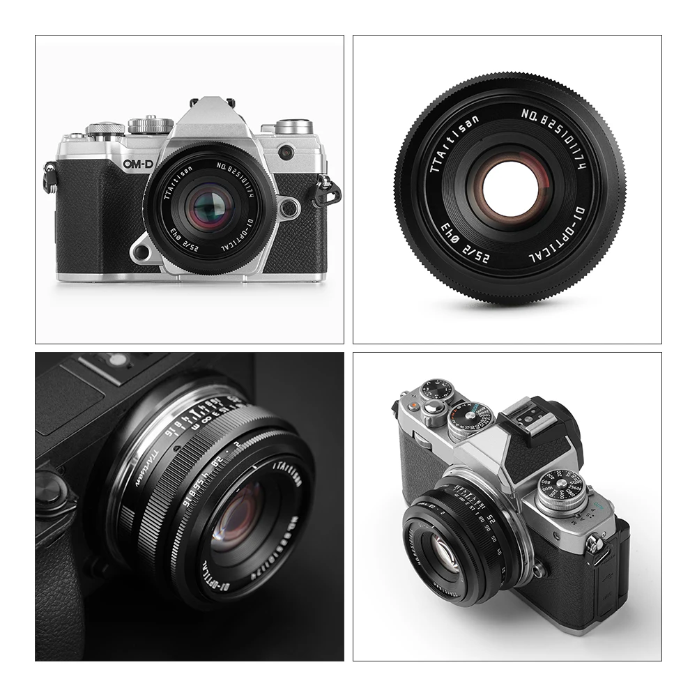 TTArtisan 25mm F2 APS-C Lens for Sony E Mount Fujifilm X XF Canon 
