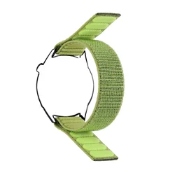 Nylon Hook and Loop Watchband - 22mm Strap with Secure Fit - 22mm Width (Green)