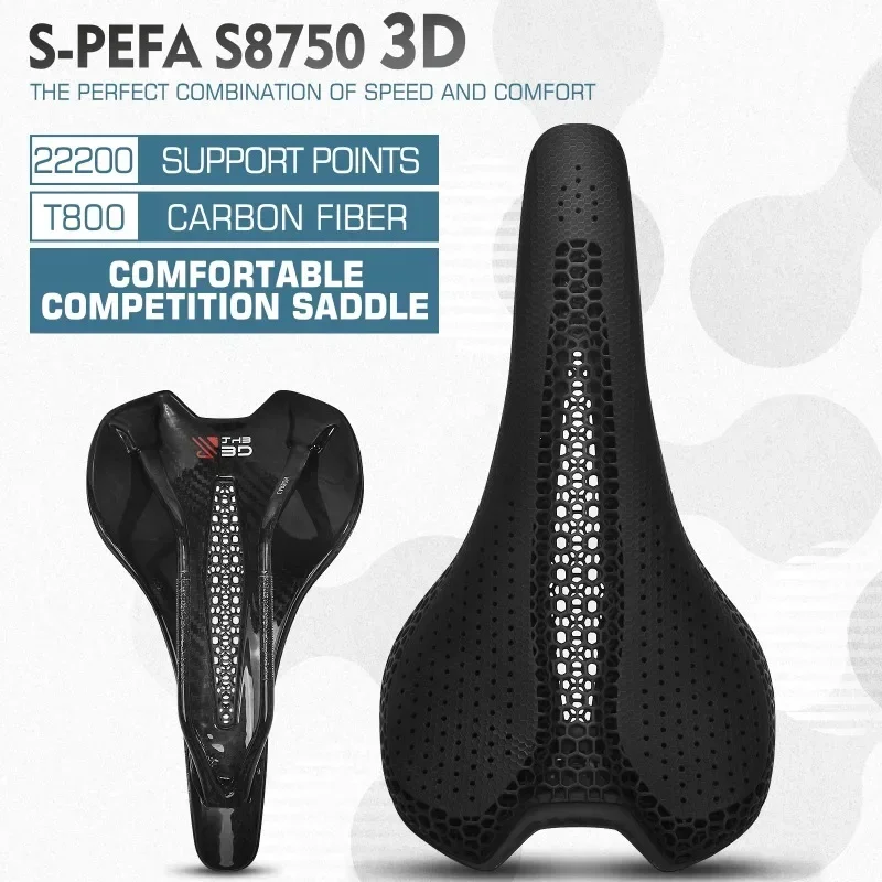 Bicycle Saddle 143/155mm 3D Printed Saddle Carbon Fiber Ultralight Racing Bike Seat Cushion 3D Road MTB Triathlon Seat Nylon bicycle saddle,bicycle seat cushion,bike riding cushion