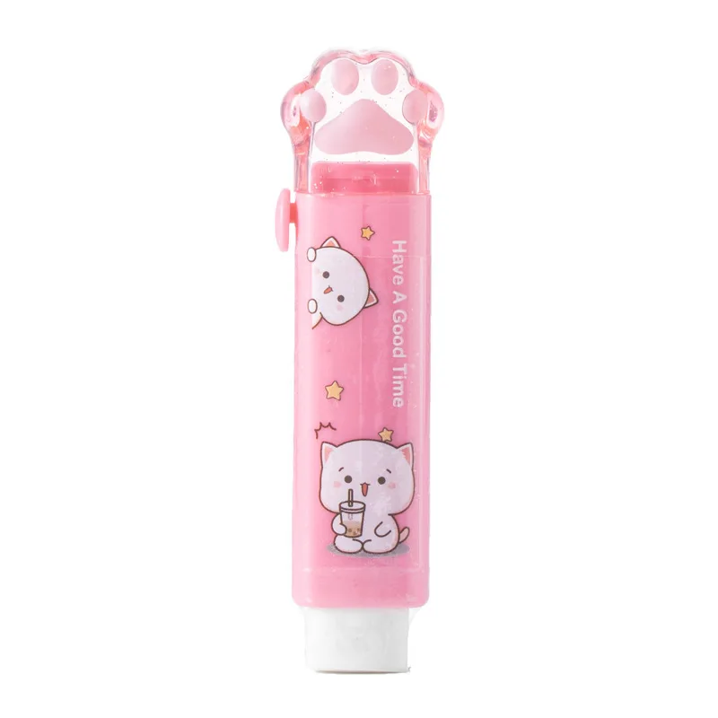 Push-pull Cat Paw Eraser Pencil eraser