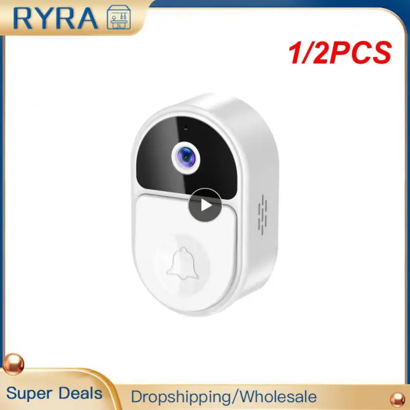 

1/2PCS Tuya WiFi Video Doorbell Outdoor Door Bell Waterproof IP65 Battery Intercom Smart Home Wireless Door Phone Camera Smart