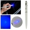 Invisible Ink Pen Anti-Counterfeit Disappearing Ink Markers With UV Light LED Secret Ballpoin Pen Plastic Office School Supplies 2