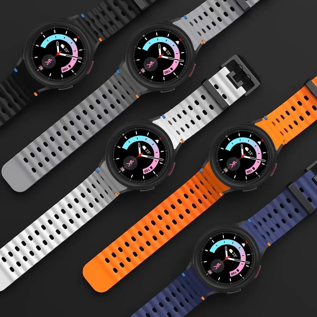 Sport Silicone No-Gap Wristband Bracelet