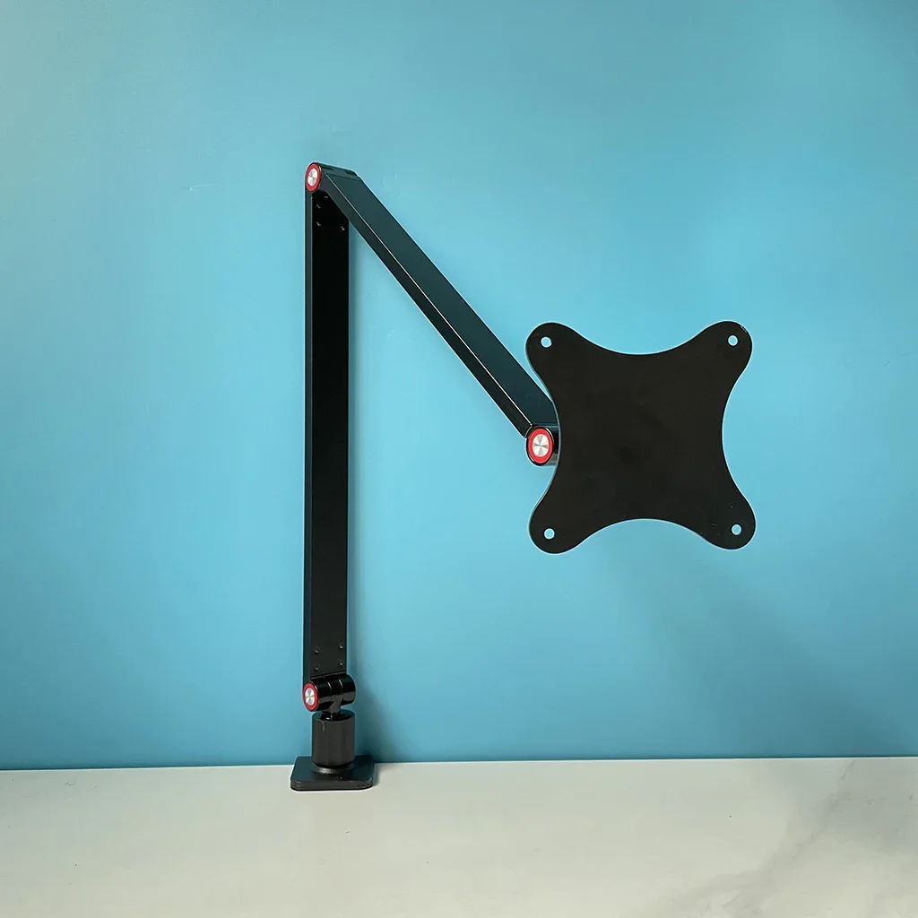 Alumínio Alloy Portable Monitor Holder Ajustável Desktop Riser Clamp Stand Vesa Adapter Fits 13 14 15.6 17.3 Polegada Display - Imagem 2