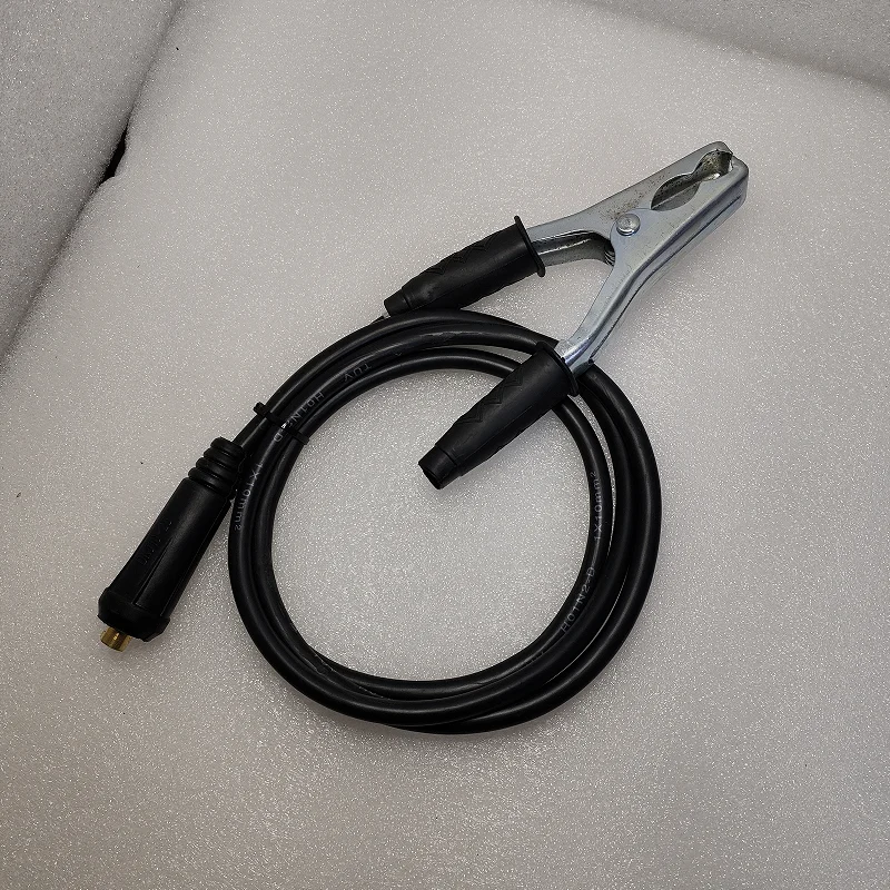 200A Ground Welding Earth Clamp Clip Set For Mig Tig ARC Welding Machine 1.5M Cable 10-25 Plug Professional