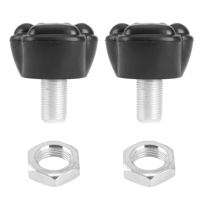 

2 Pack Roller Skates Toe Stops Plugs Rubber Brake Block Stoppers 82A Toe Stops Replacement Skate Accessories