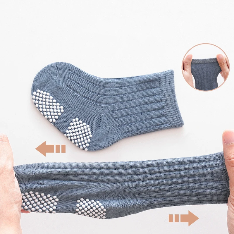 Cotton Anti Slip Socks for Newborn Baby Boys Girls