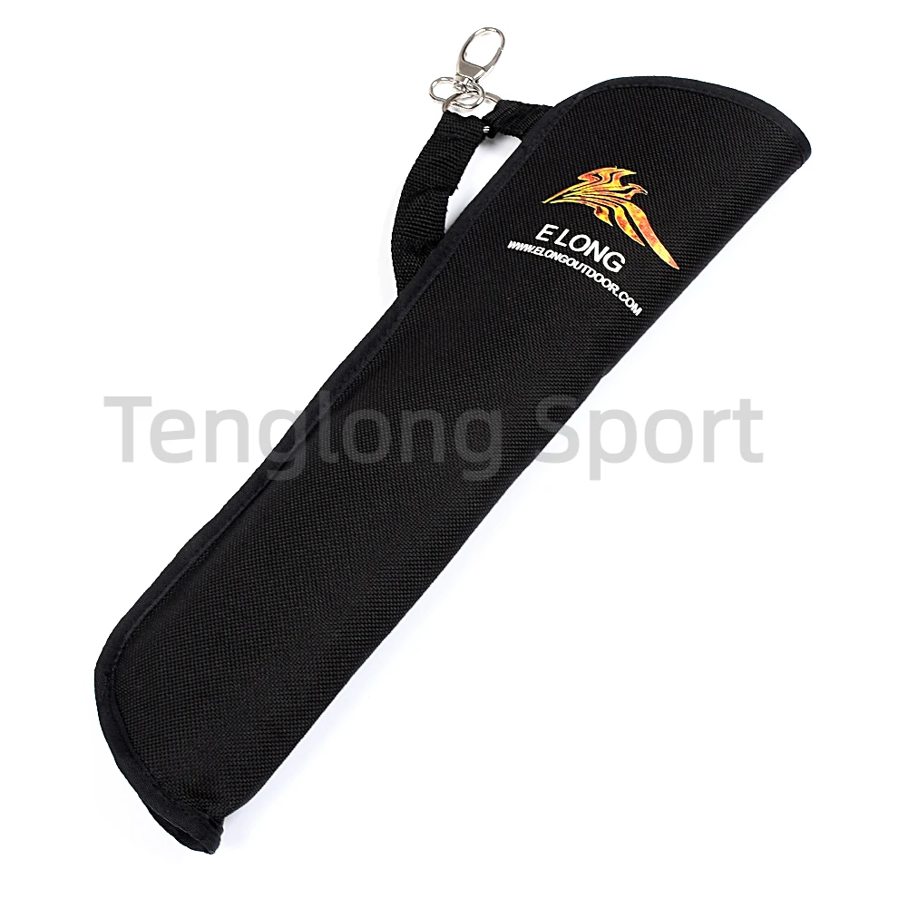 1pcs Archery Arrow Quiver Black Nylon Waist Hanging Bag For Hunting Shooting Archery Outdoor Sports Right Hand