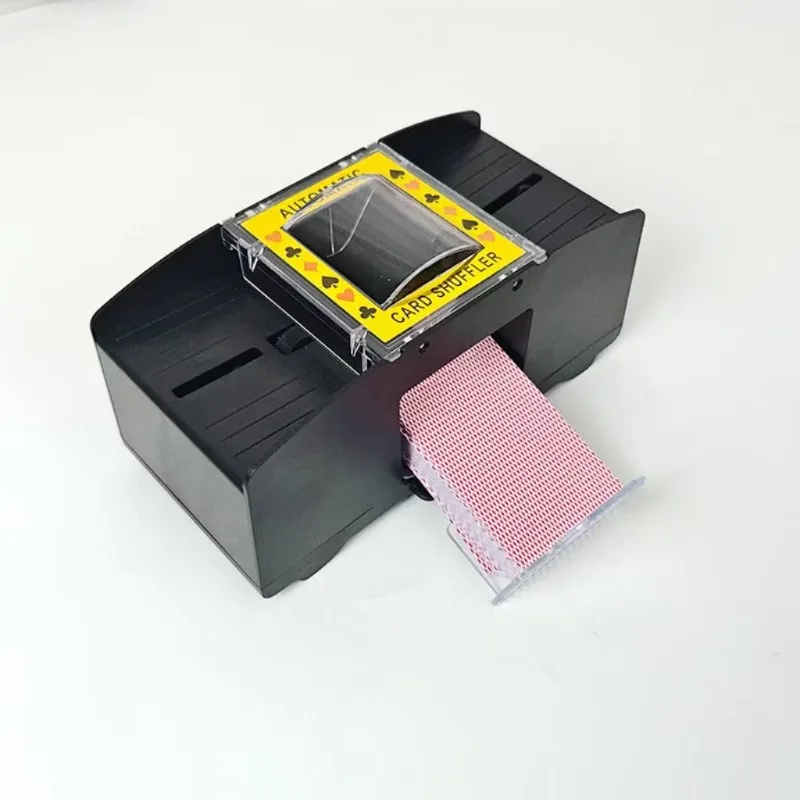 Durable Plastic Poker & Card Mixer Automatic Card Shuffler for Family Game Board Game