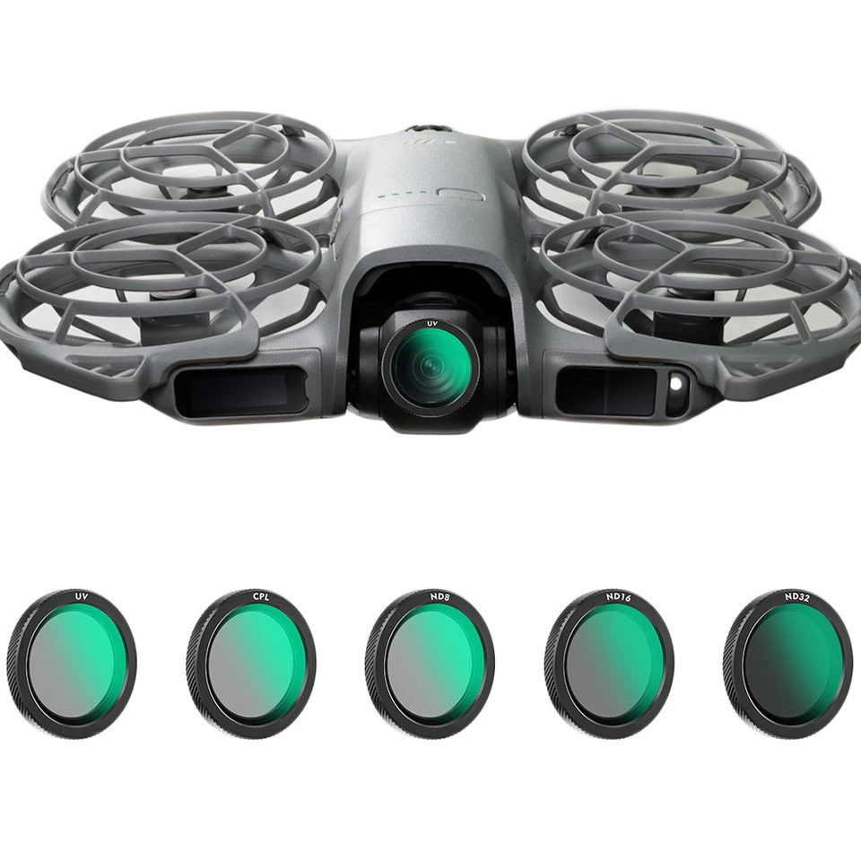 ND & CPL-filterset voor DJI NEO 2, UV/ND8/ND16/ND32/CPL