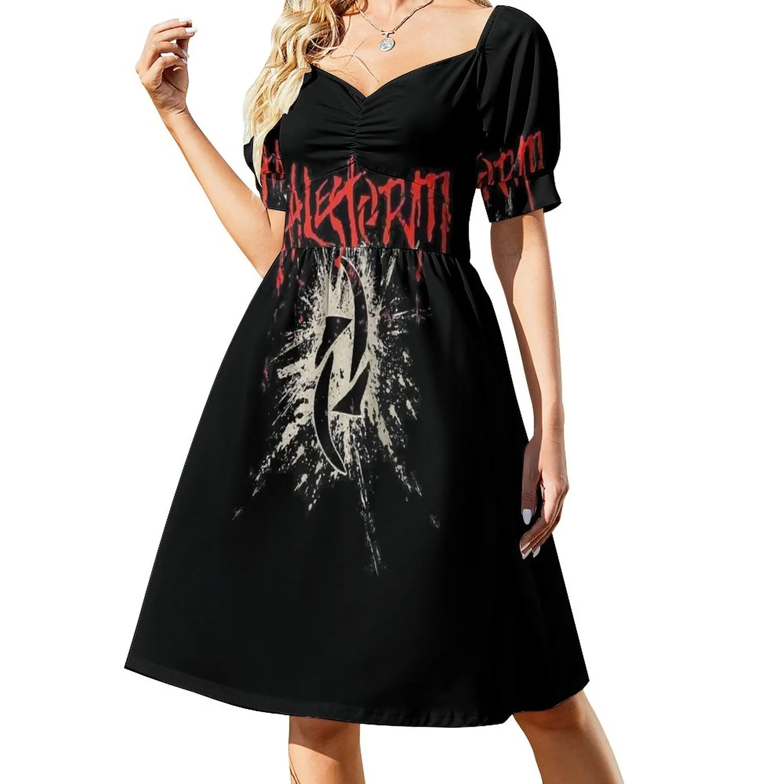 

Halestorm Band Woman's Tee Sleeveless Dress prom dresses Clothing female