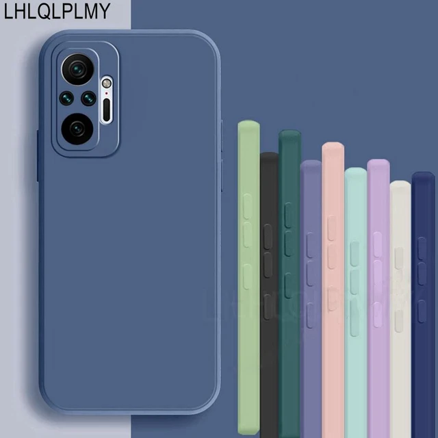 Funda de silicona líquida cuadrada Original para Xiaomi Redmi Note 8 Pro,  cubierta trasera protectora completa