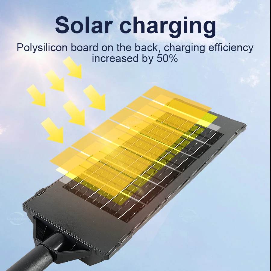 9000000LM 6000W LED Outdoor Solar Light Powerful Outdoor Motion Sensor Solar Lamp Wall Street Lamp IP66 Sunlight for Garden Path