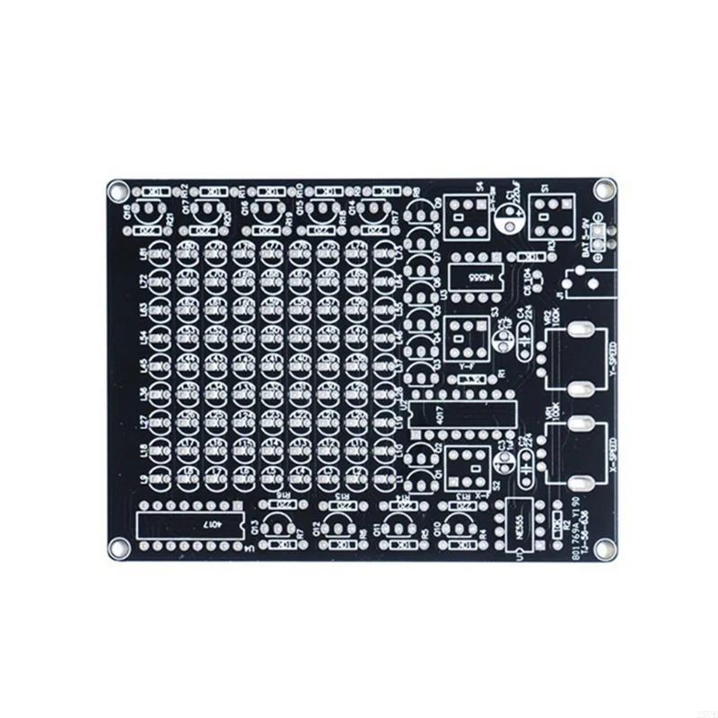 J1UL1N LED 추적 빛 게임 키트 흐르는 빛 DIY 용접 키트 DIY 컴퓨터 보드에 대 한 LED 빛