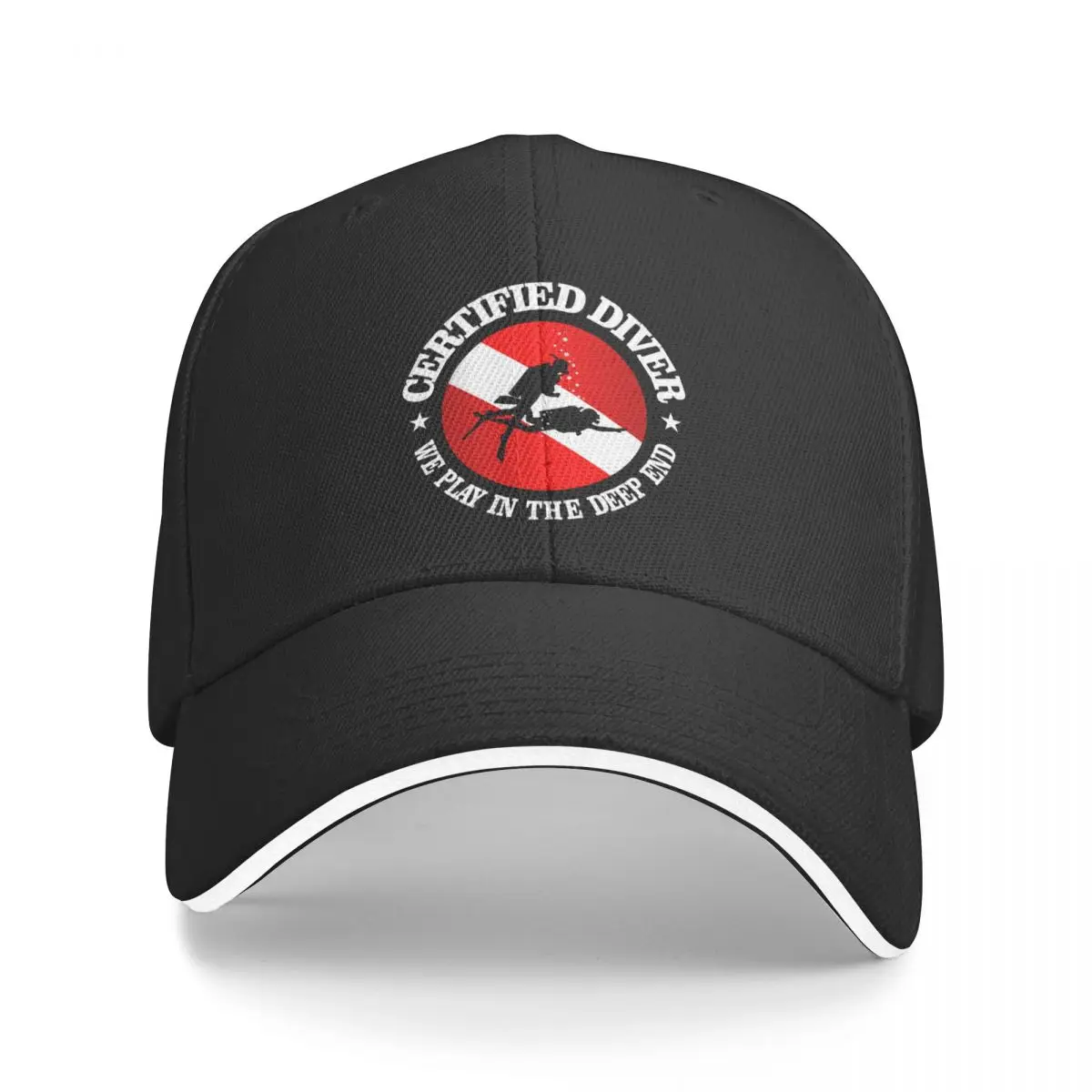 Certified Diver (rd) Baseball Cap funny hat Anime hard hat Mens Hat Women's