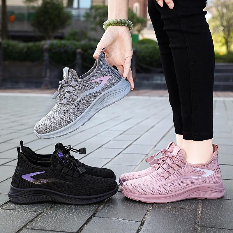 Women's casual shoes, breathable sports shoes, women's hiking shoes, lightweight and comfortable