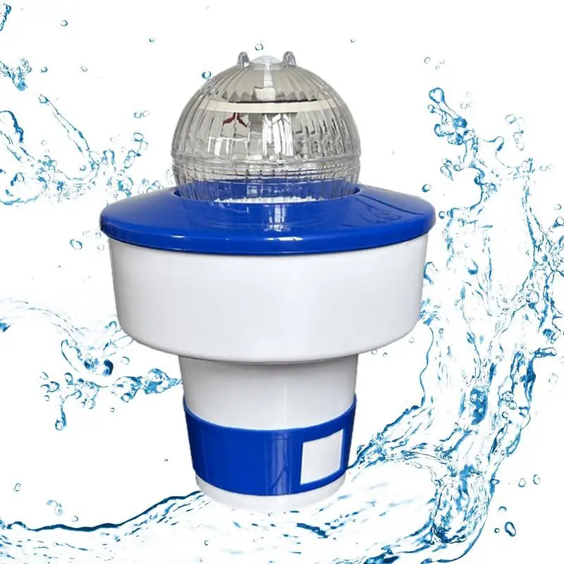 

Floating Pool Lights For Swimming Pool 7 Color Changing Waterproof Solar Pond Light With Dispenser Waterproof Solar Powered Pond