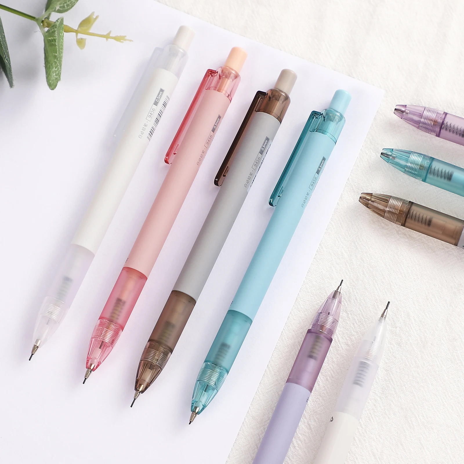 

10/20/30pcs/Set Candy Colors Mechanical Pencils 0.5mm Simple Press Automatic Pencil Student School Writing Supplies Stationery