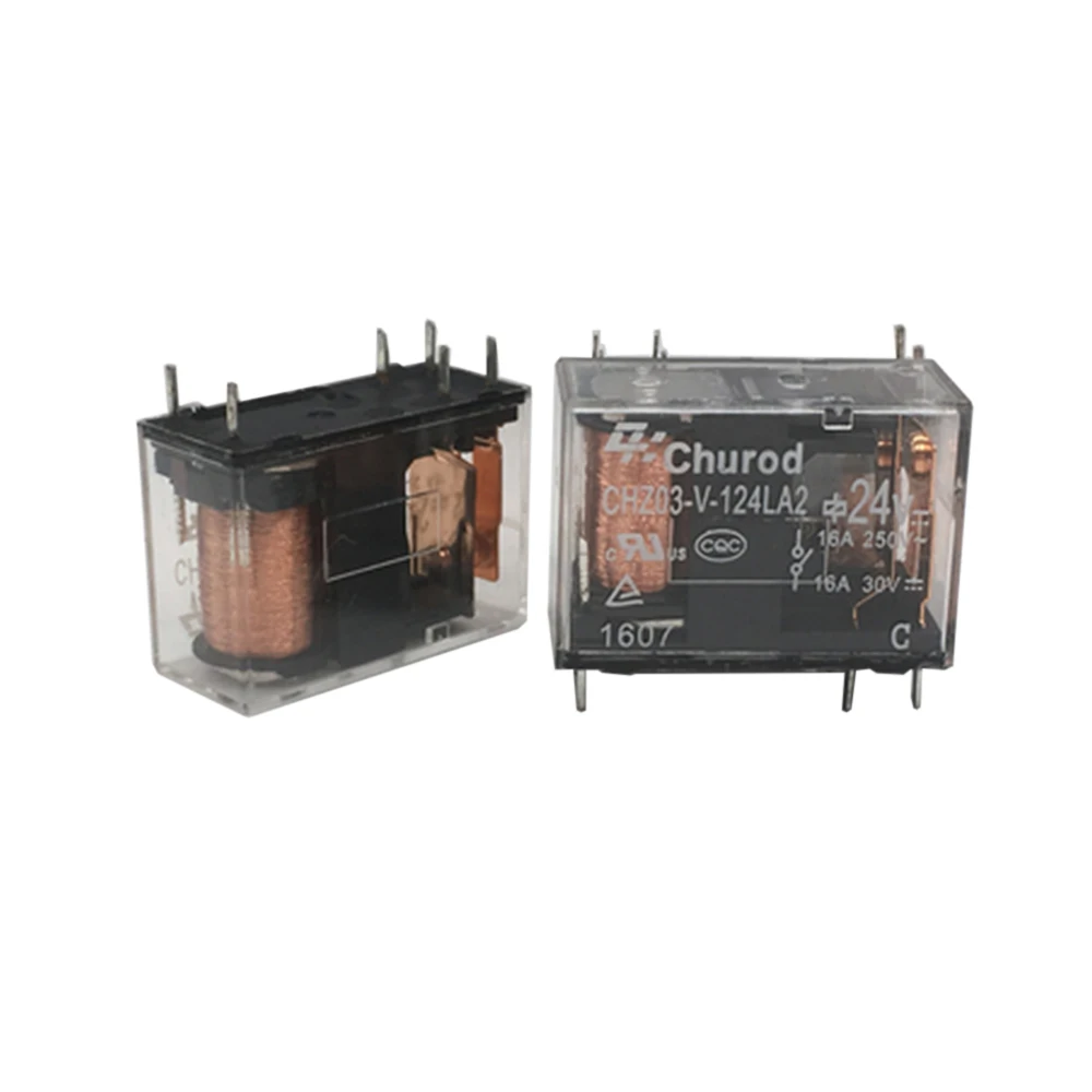 

CHZ03-V-124LA2 24V 6 Pin 16A Electric Relay G2R-1A-E 24V DC