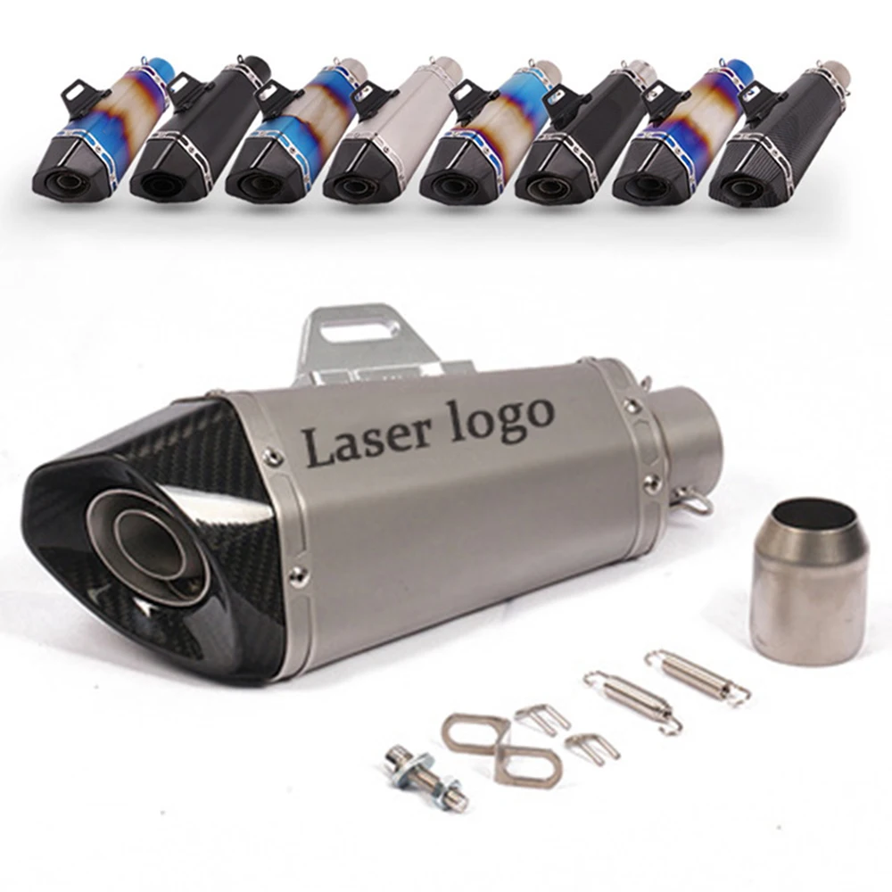 

Motorcycle Exhaust Pipe Sports Car Db Killer Modified Muffler Moto For Honda Yamaha Kawasaki Scorpio ATV Cafe Racer Accesories