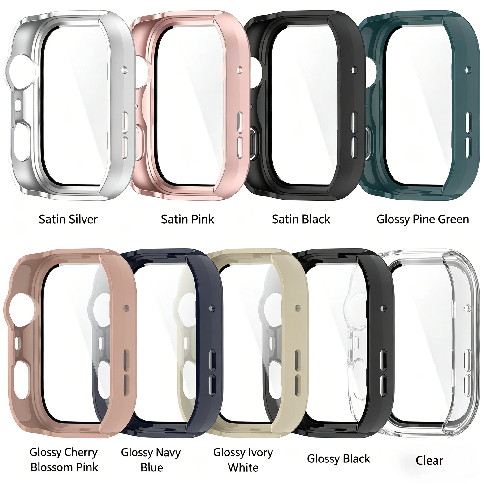 Premium Tempered Glass Screen Protector with Protective Bumper Case