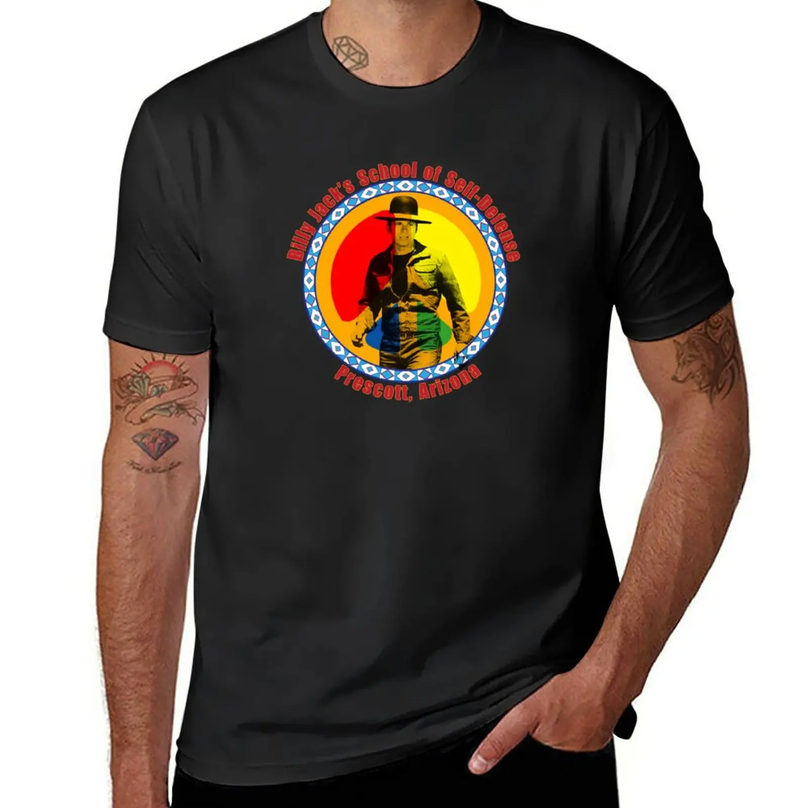 

Billy Jack's School of Self Defense T-Shirt animal prinfor boys sports fans men t shirt