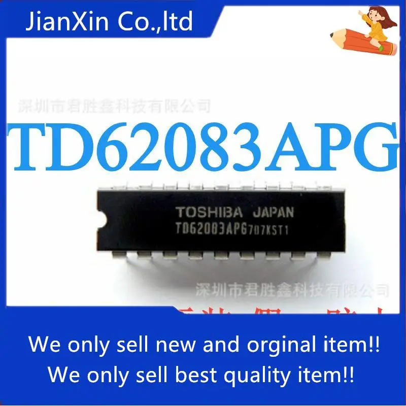 

20 шт. 100% оригинальный новый приемник TD62083APG TD62083AP DIP18 TD62083