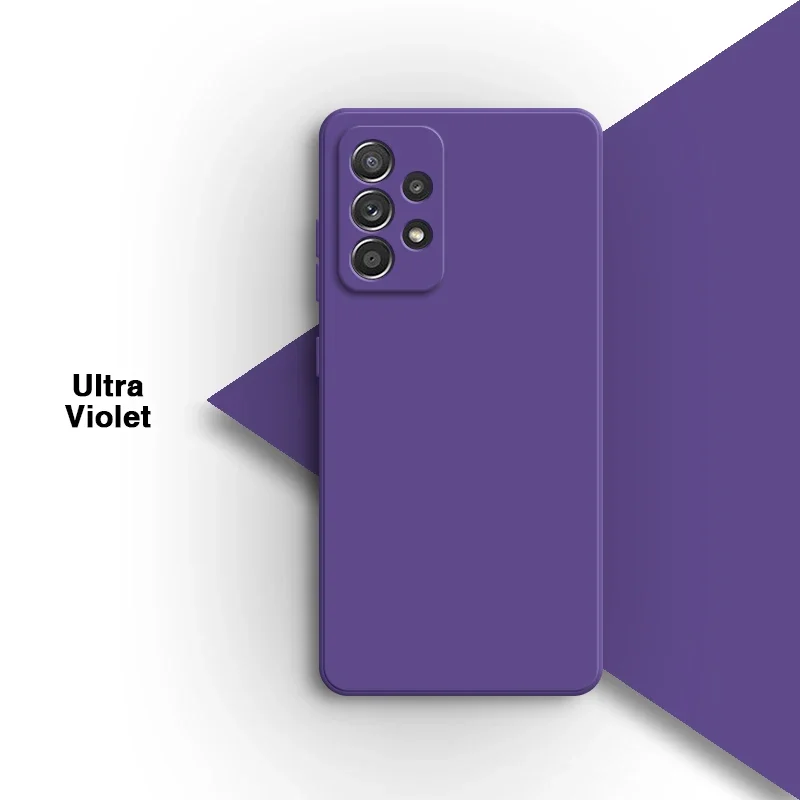 Sleek Pure Color Liquid Silicone Back Cover Case - High-Quality, Simple Design