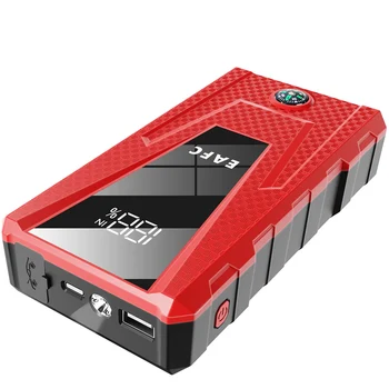 12V Power Bank1000A/1200A Car Jump Starter Caricatore Booster Dispositivo automatico Avviamento batteria per auto di emergenza con Smart Clip JumpStarter