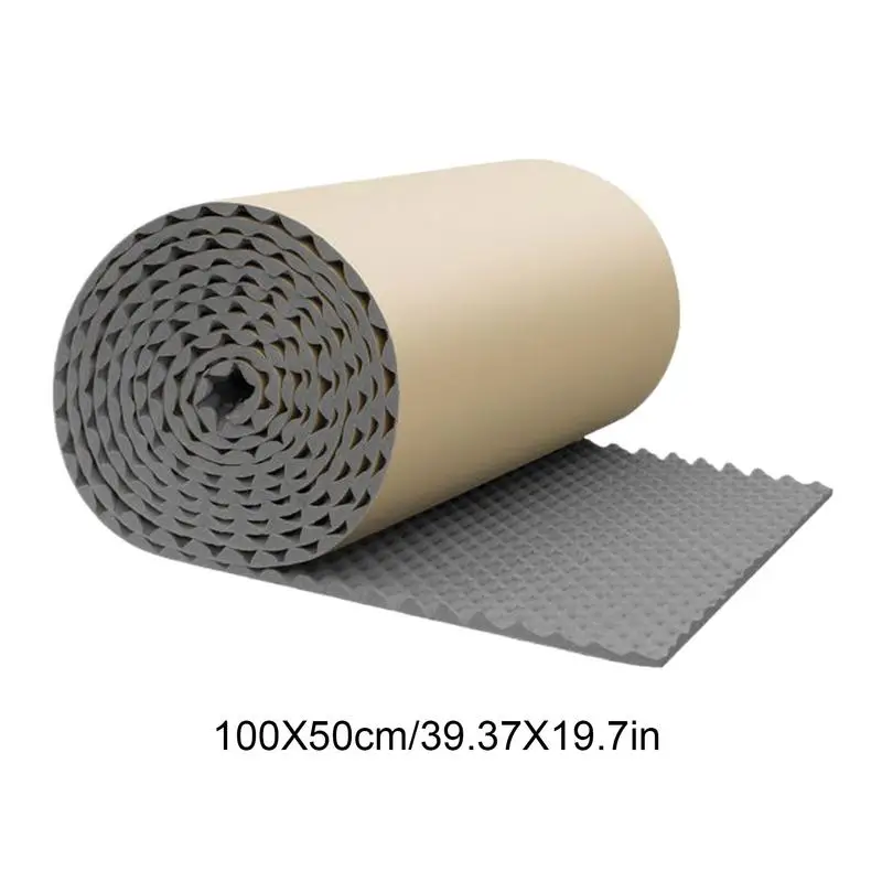 Car Sound & Heat Insulation Cotton Sound Proof Panels vehicle Hood Engine Firewall Heat Mat Soundproofing Foam Cotton Sticker