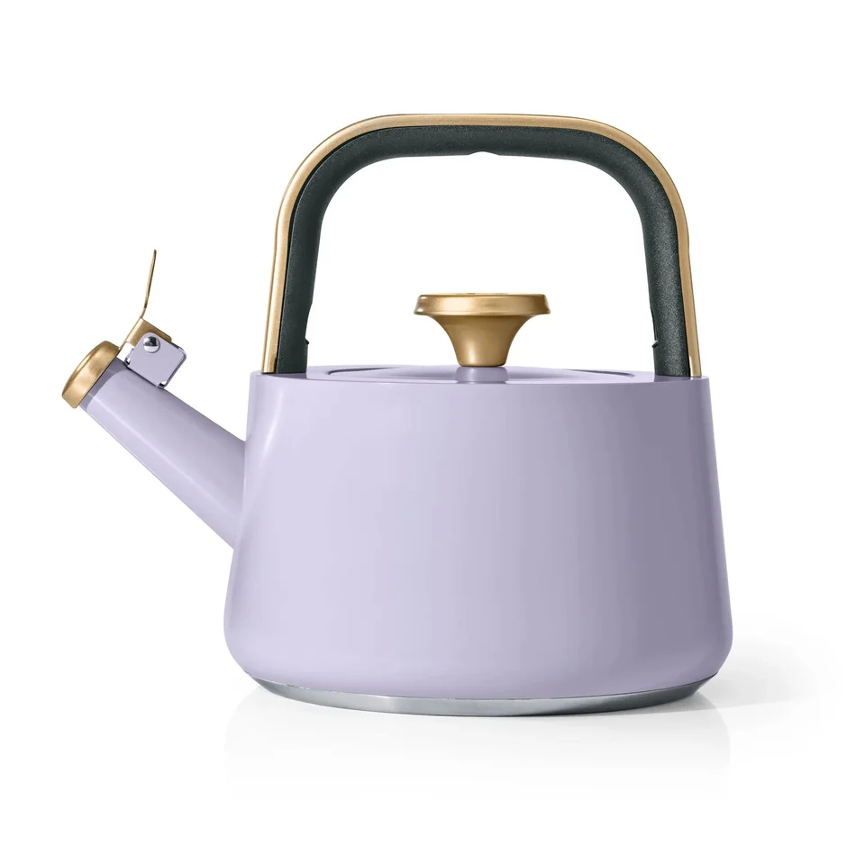 1.8L Lavender Ceramic Tea Kettle with Whistle