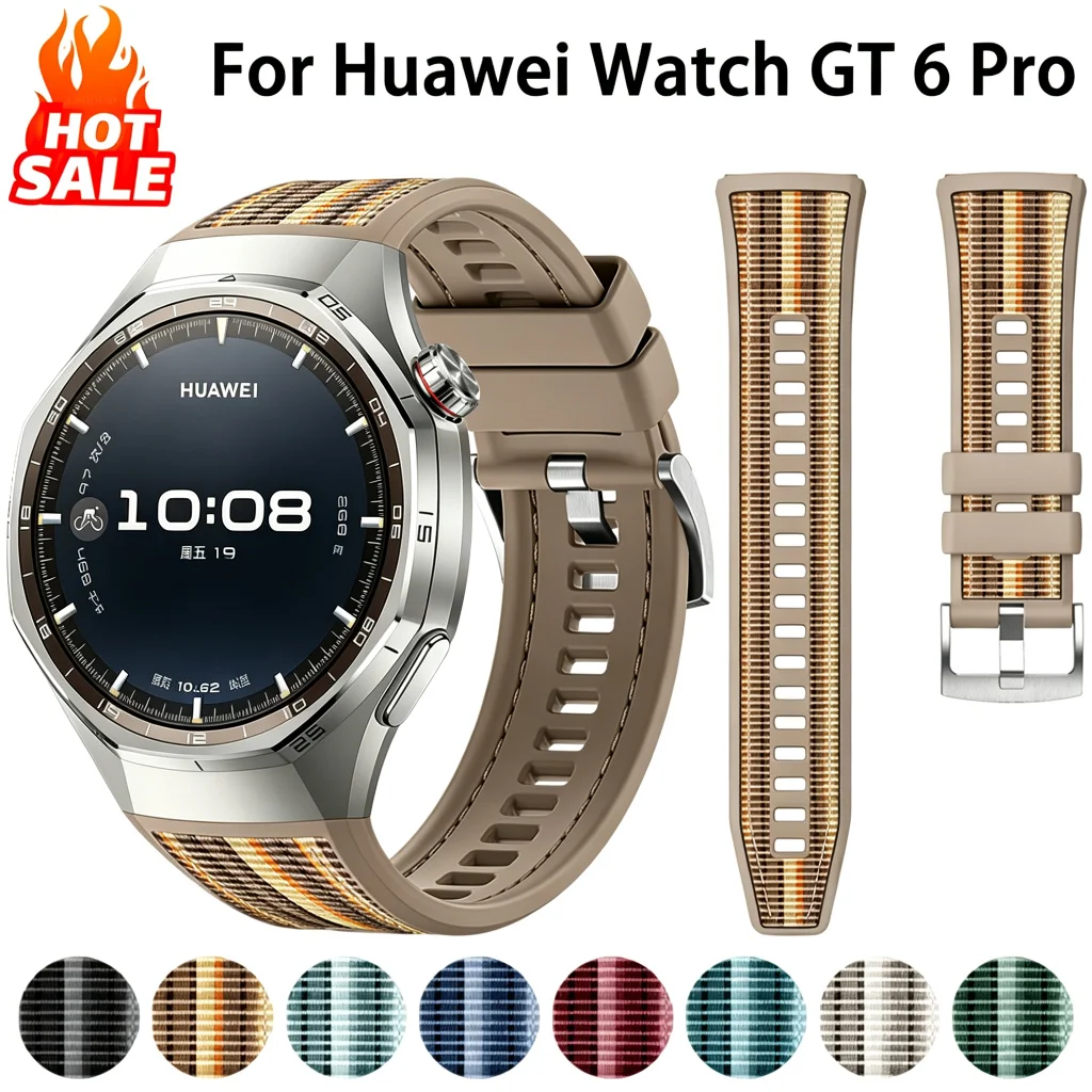 Enhanced Silicone Strap for Huawei Watch GT - Durable and Stylish Smartwatch Band Accessories